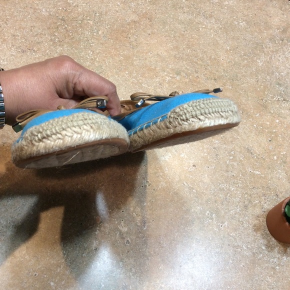 NATURALIZER TURQUOISE ESPADRILLE FLATS - Picture 5 of 8